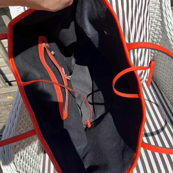 Henri Bendel Striped Raffia Tote Bag, NWOT - Picture 9 of 11